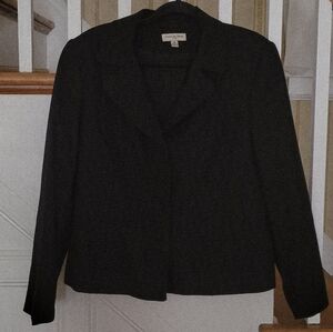 AMANDA SMITH Wool Black Blazer Jacket Size 16